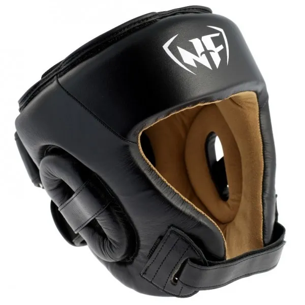 Nordic Fighter Boxing Helmet Musta Nyrkkeilykypärä Medium