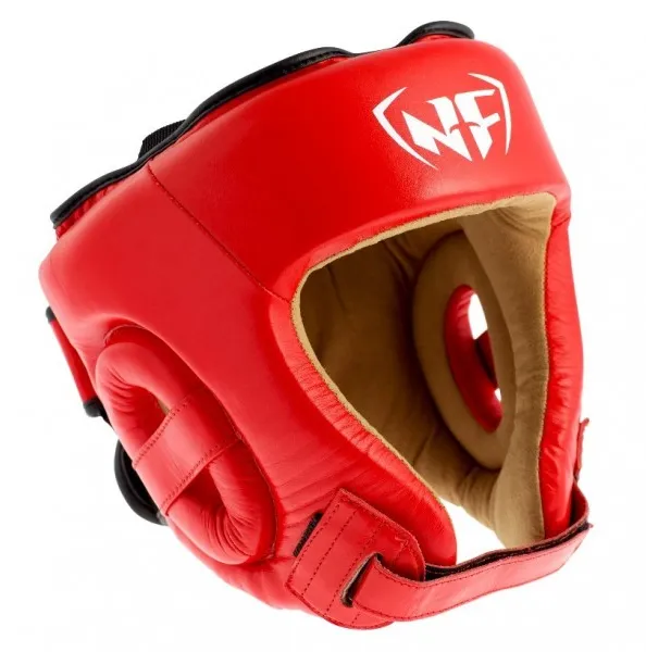Nordic Fighter Boxing Helmet Punainen Nyrkkeilykypärä Large