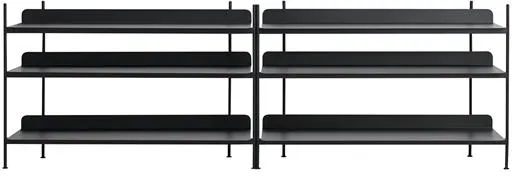 Muuto Compile Hyllystö 6 Musta